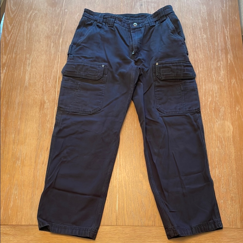 Men's Duluth Trading Co Navy Cargo Pants 35x30